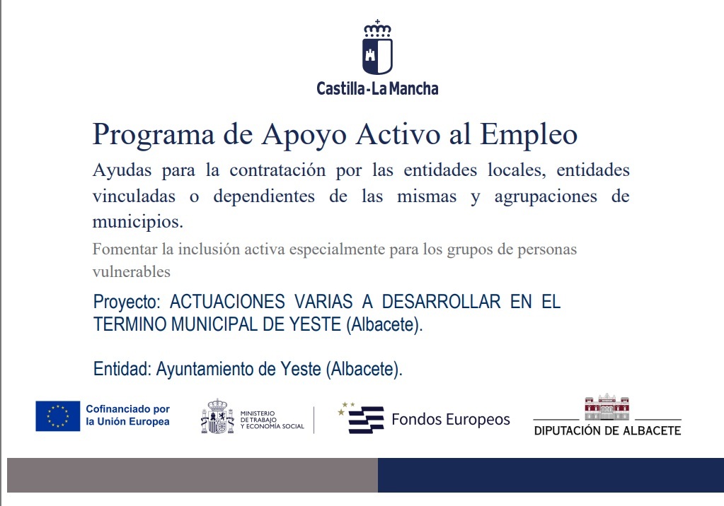 Cartel Yeste PAAE 2